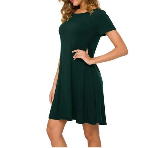 Boho Beach Dress. Casual T-shirt Dress. Medium. NWOT. - Picture 2 of 4